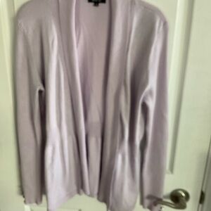 Verve Ami Light Purple Open-Front Cardigan